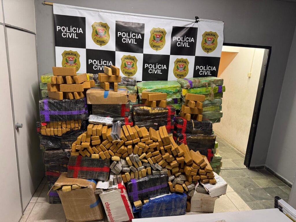 Polícia Civil de Campinas apreende 1,5 tonelada de maconha