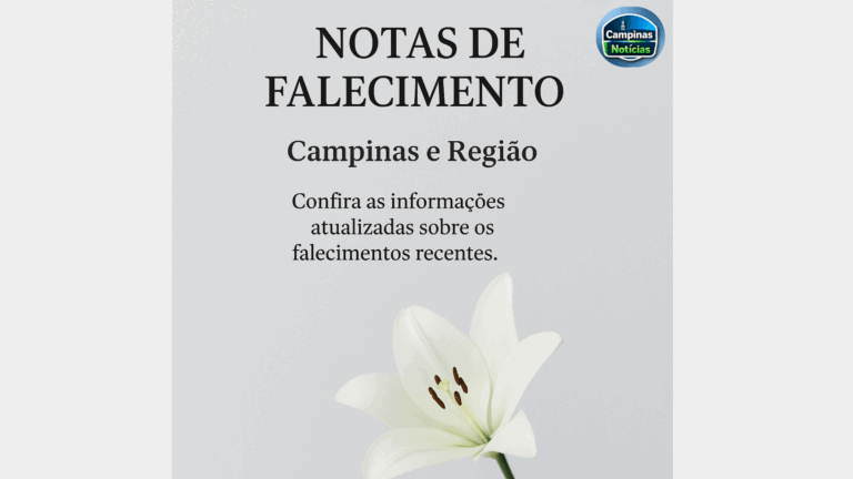 notas de falecimento