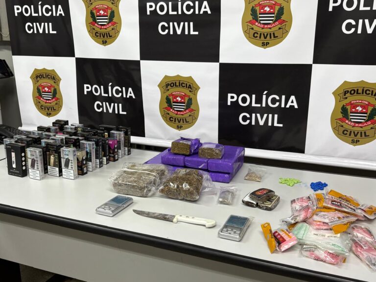 polícia prende comerciante tráfico drogas Vinhedo