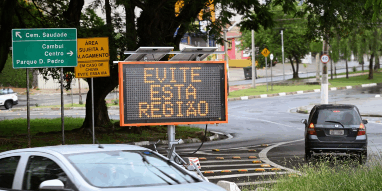 Foto chuva Campinas Carlos Bassan Defesa Civil alerta granizo