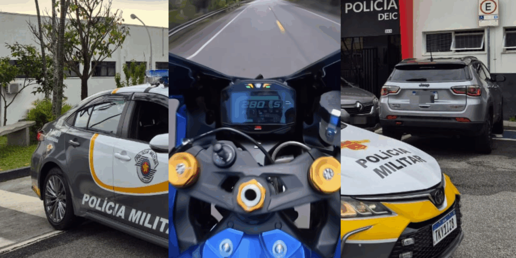 Polícia identifica motociclista que atingiu 280 km h em Amparo (SP)