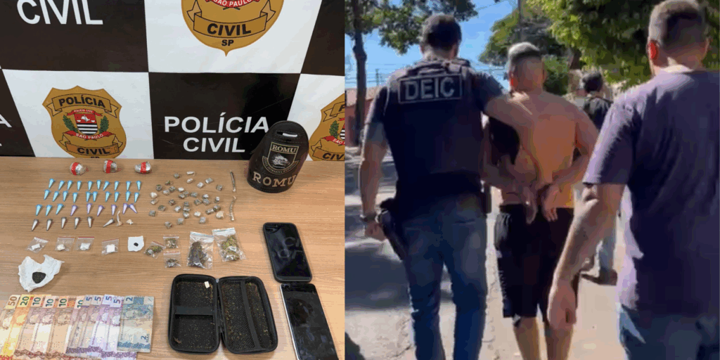Polícia prende suspeito de comandar “delivery” de drogas em Piracicaba