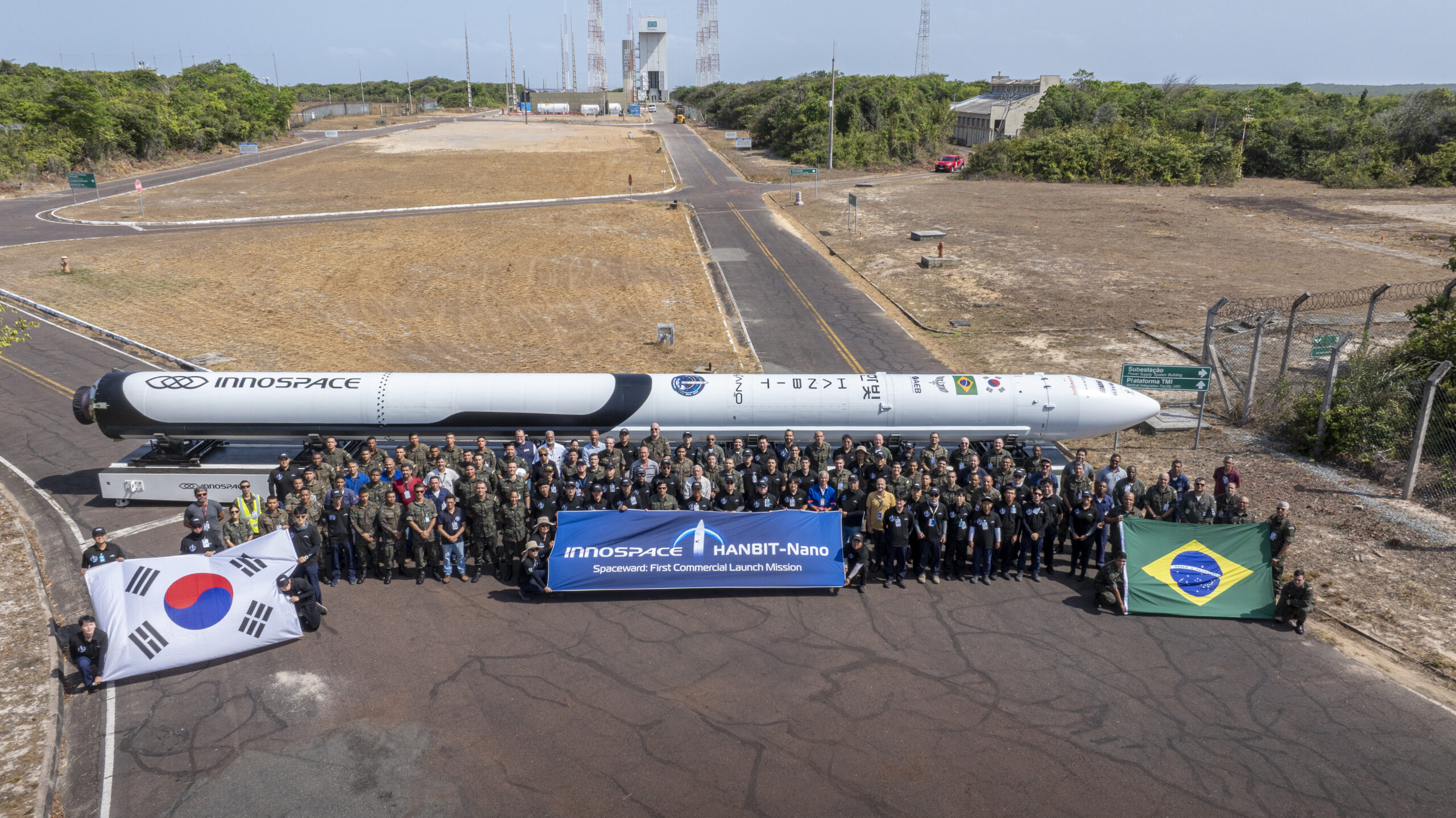 Foguete da Coreia do Sul que será lançado no Brasil