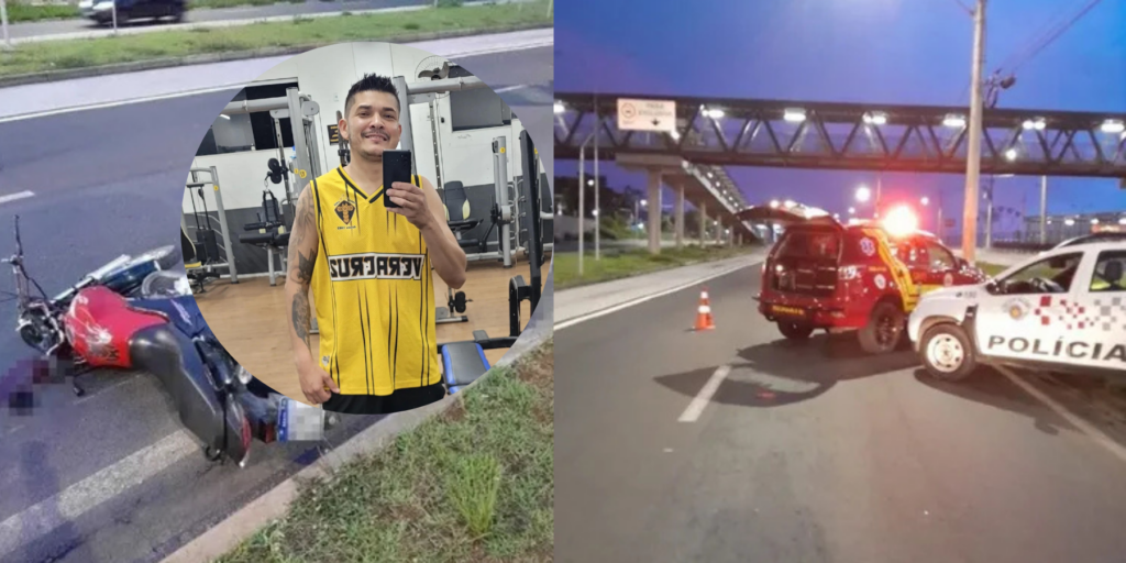Engenheiro morre após bater moto em poste na Avenida John Boyd Dunlop, em Campinas