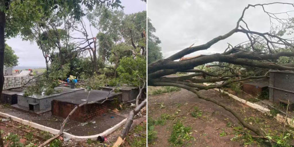 Tornado atinge Teodoro Sampaio no interior de São Paulo