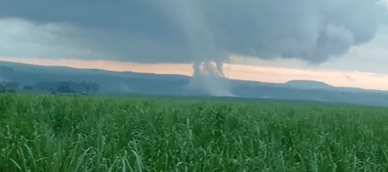 Tornado ‘landspout’ ou nuvem ‘scud’? Fenômeno é registrado no interior de SP