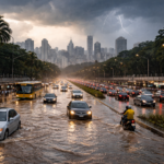 Alerta da Defesa Civil calor, chuva e risco de enxurradas em São Paulo