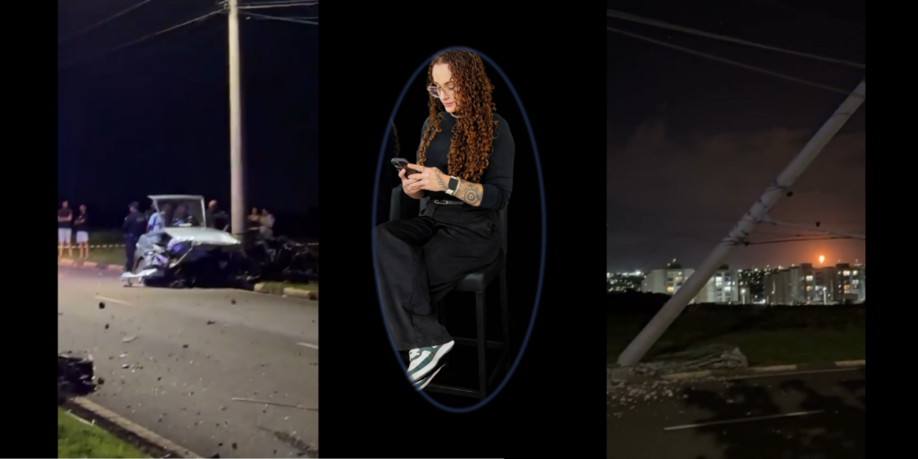 Passageira morre após carro bater em dois postes em Paulínia; motorista admitiu ter bebido, diz polícia