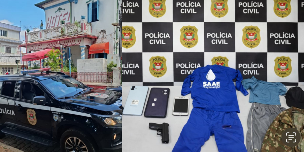 Polícia Civil prende foragido ligado ao Comando Vermelho em hotel no Centro de Campinas