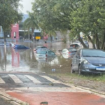 Chuva alaga Kartódromo do Taquaral em Campinas